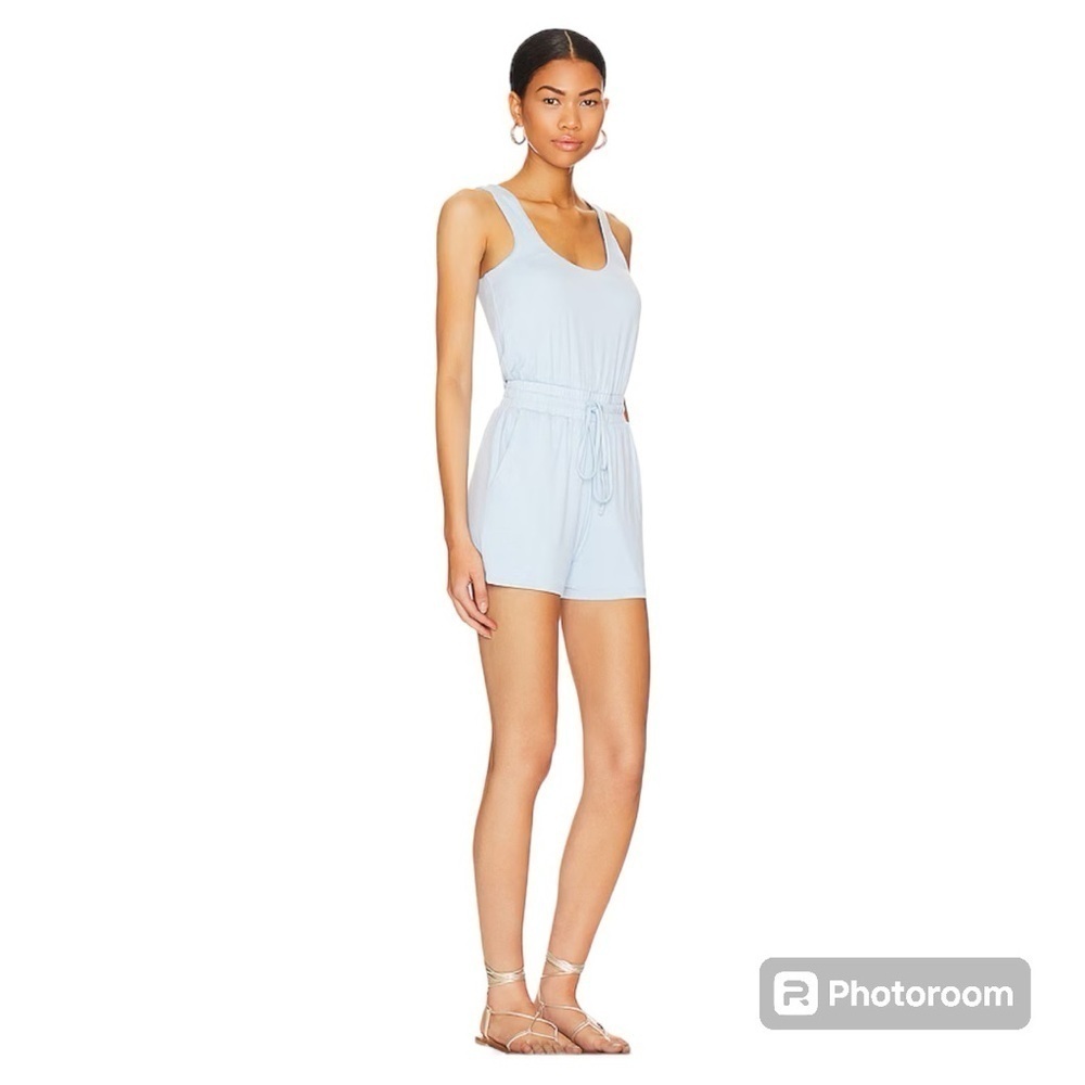 NWOT Lovers and Friends Kelsey Romper in Soft Blue size Small - Picture 2 of 5